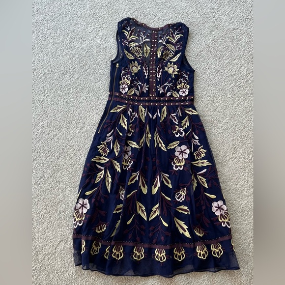Anthropologie Moulinette Soeurs Embroidered Alicante Dress 2 - Picture 3 of 14